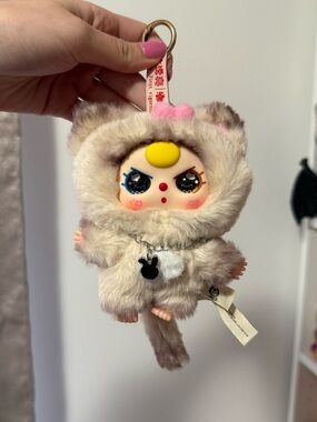 Baby Three Cat & Dog Series Plush Bag Charm